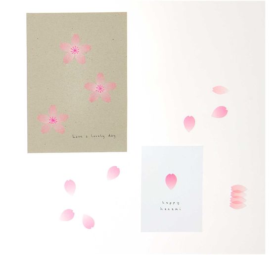 Autocollants washi « Pétales de fleurs »