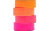 Set de masking tapes « Fluo », tons rouges 