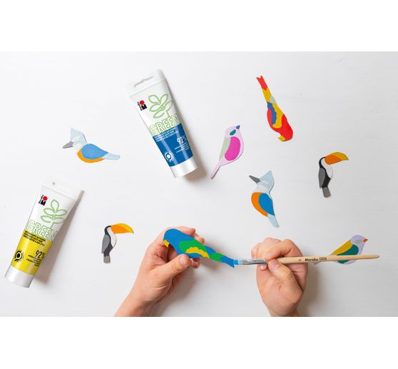 Marabu Green water-based Alkyd-Paint Set BASIC