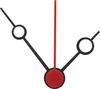 Aiguilles d'horloge « Cercles » 
