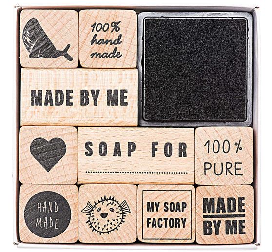 Soaps stamp set, 11 pieces