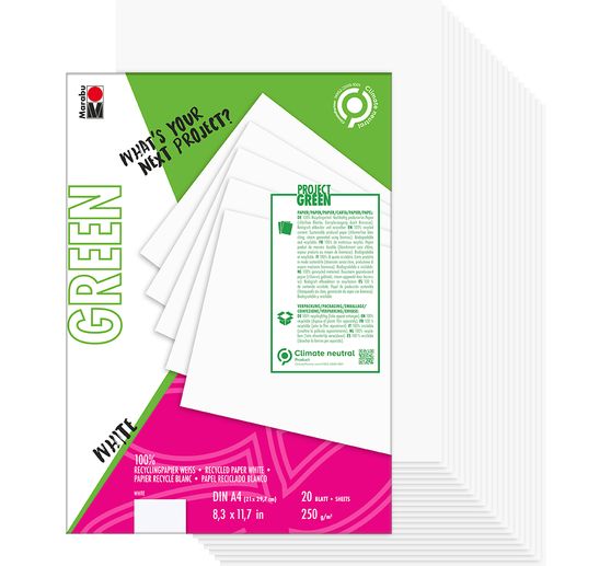 Marabu Green paper pad white, DIN A4