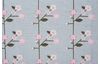 Cotton fabric popeline "Sakura twigs Smoke Blue"