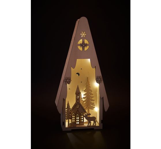 Sapin lumineux scène hivernale VBS, éclairage LED