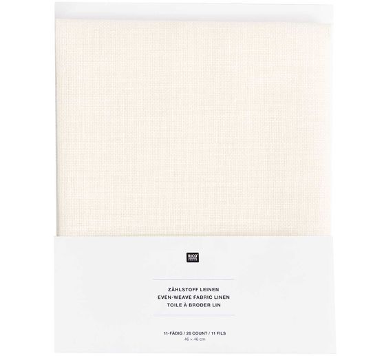 Rico Design Counting fabric linen