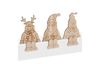 Figurines bord étagère VBS « Trio de Noël »
