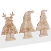 Figurines bord étagère VBS « Trio de Noël »