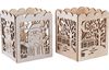 VBS Wooden tealight holders "Christmas magic"