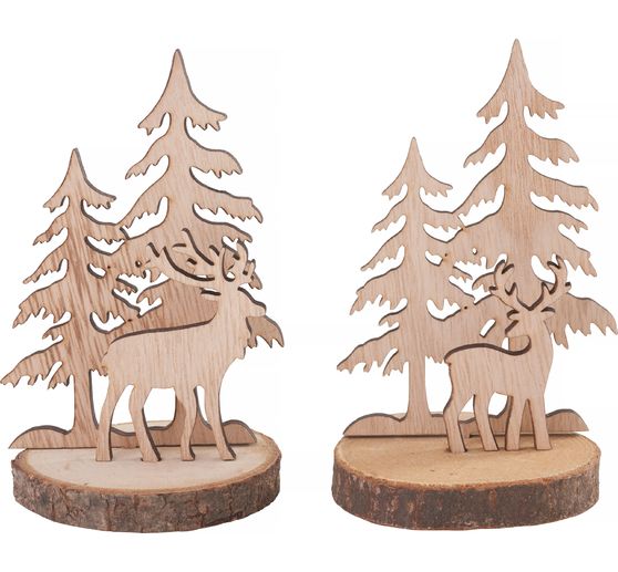 Sapin en bois à décorer - Supports de Noël en bois - 10 Doigts