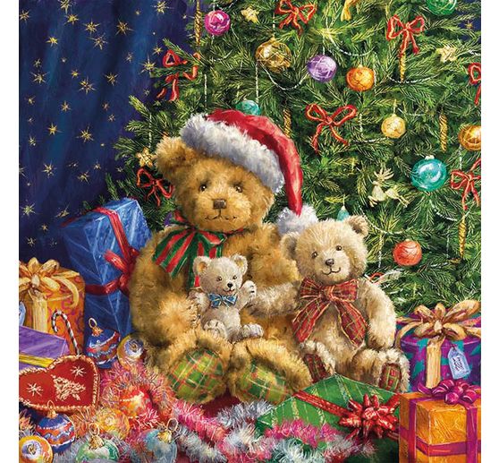 Serviette « X-Mas bears » 