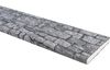 Tissu imprimé au mètre « Mur de pierres gris » 