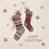 Serviette « Happy Christmas Socks » 