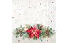 Serviette « Composition poinsettia » 