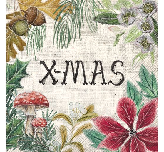 Serviette « Beautiful X-Mas » 