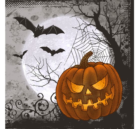 Serviette « Halloween time » 