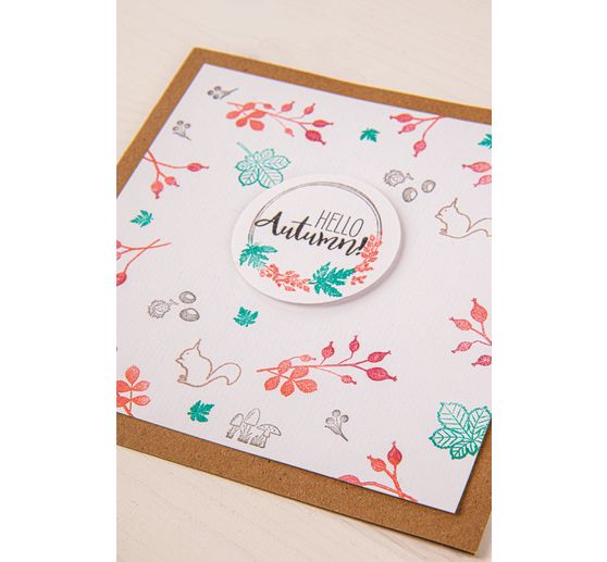 Tampons Clear Stamps « Forêt d'automne » 