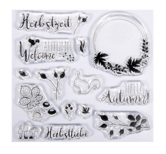 Tampons Clear Stamps « Forêt d'automne » 
