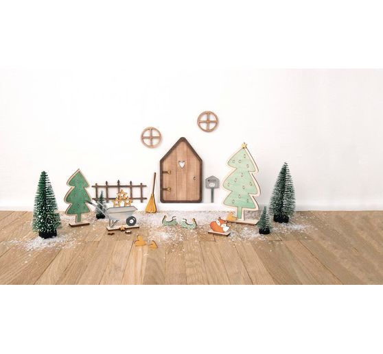Set créatif en bois « Porte de lutin Tomte » 