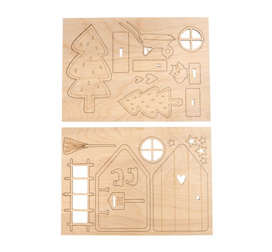 Set créatif en bois « Porte de lutin Tomte » 