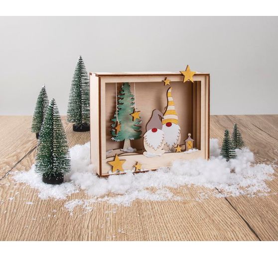 Kit de construction en bois cadre « Lutins » 