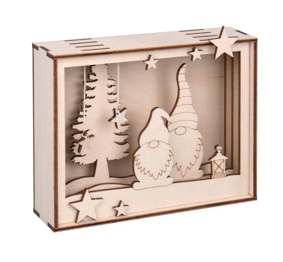 Kit de construction en bois cadre « Lutins » 
