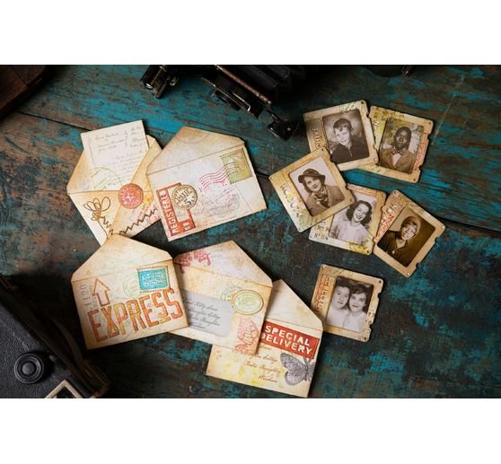 Gabarit d’estampe Sizzix Thinlits « Collector by Tim Holtz » 