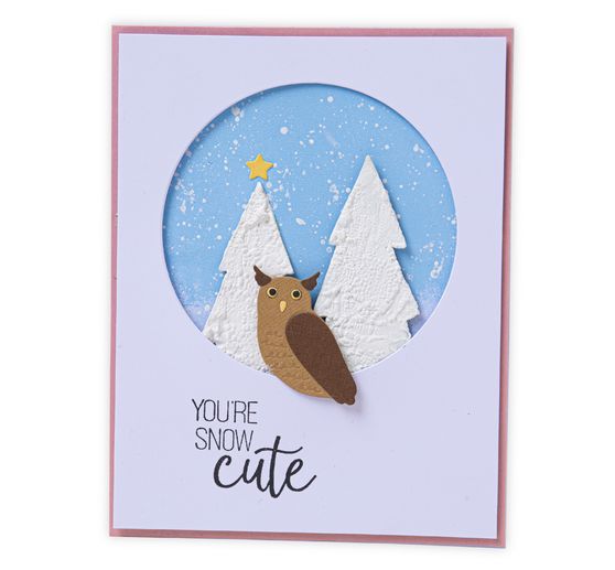 Gabarit d’estampe Sizzix Thinlits « Cozy Woodland » 