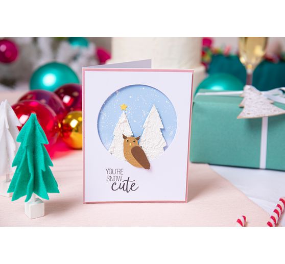 Gabarit d’estampe Sizzix Thinlits « Cozy Woodland » 