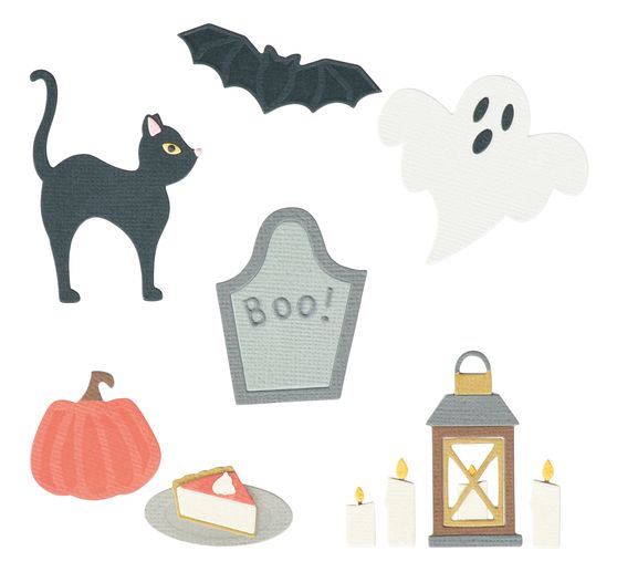 Gabarit d'estampe Sizzix Thinlits « Halloween motifs »