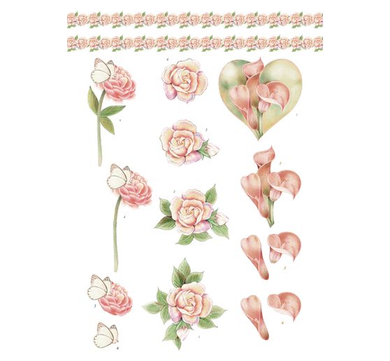 Livret de motifs 3D pré-estampés « Condolences » 