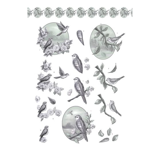 Livret de motifs 3D pré-estampés « Condolences » 