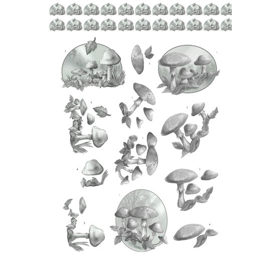 Livret de motifs 3D pré-estampés « Condolences » 