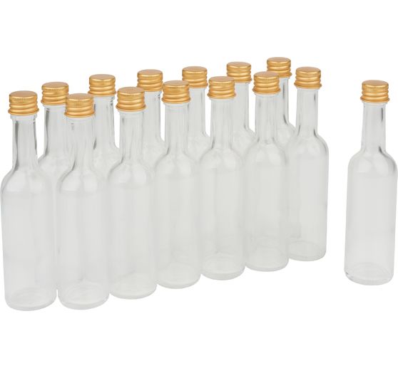 14 bouteilles en verre à bouchon à vis, Gros acheteurs VBS