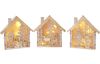 Kit de construction VBS maisons lumineuses « Monde de Noël » set de 3, éclairage inclus