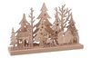 VBS Motif à piquer en bois "Forêt d'hiver avec Père Noël