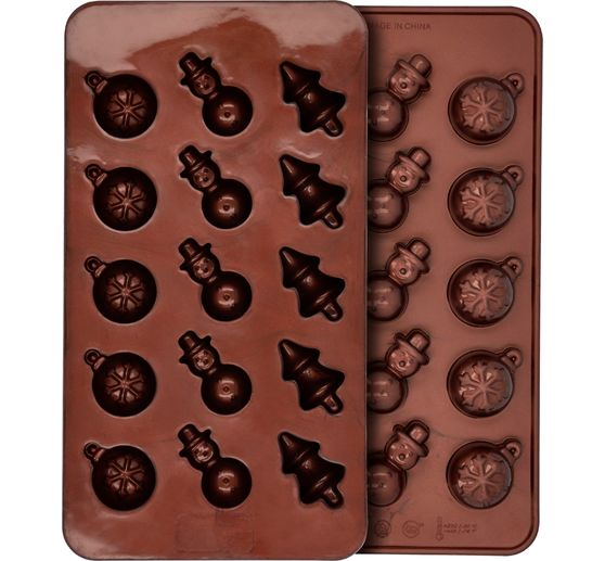 Moules à chocolats en silicone « Noël »
