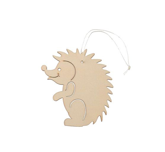 Wooden decoration pendant "Hedgehog"