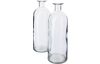 VBS Glass vases "Bottle", 2 pieces