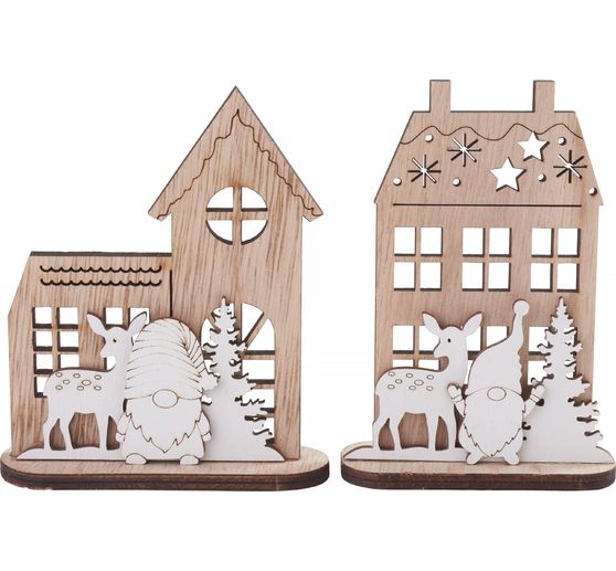 Maisons en carton kraft - VBS Hobby