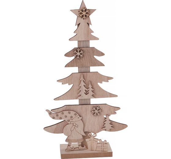 Kit déco en bois VBS « Sapin aux cadeaux »