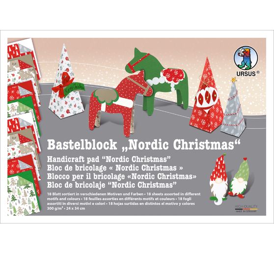 Bloc de papier « Nordic Christmas »