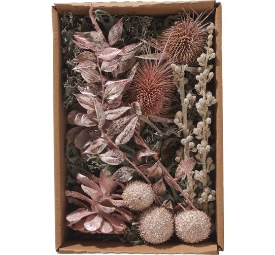 Dried flowers potpourri set "Pearl Pink"