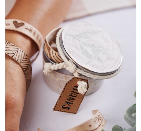 Boîtes en métal/boîtes à savon VBS « Forme ronde », 12 pc.