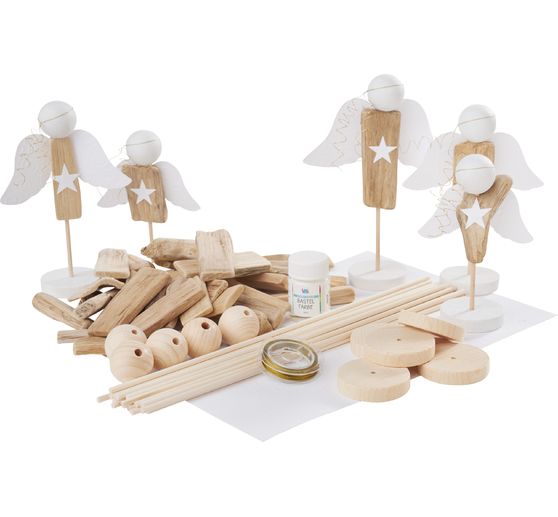 Kit créatif VBS Anges en bois flotté