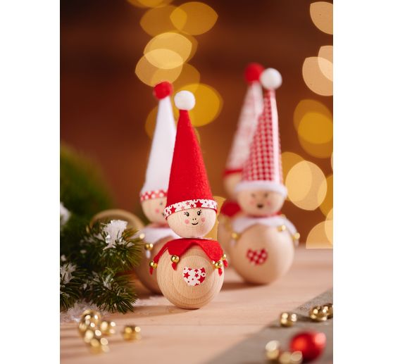 Kit créatif VBS « Lutins en perles en bois »