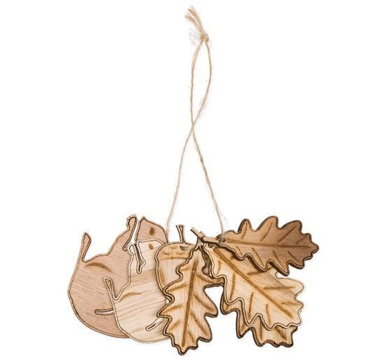 Scatter decoration "Squirrel and acorn leaves"