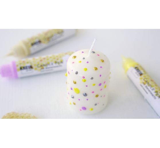 KREUL Candle Pen "Bee Happy", set of 6