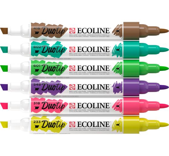 Feutres Duotip Talens Ecoline « Set botanique » 