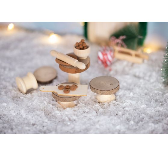 Mini-kit créatif porte de lutin « Cuisson des biscuits » 