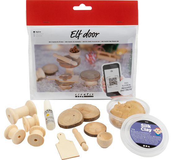 Mini-kit créatif porte de lutin « Cuisson des biscuits » 